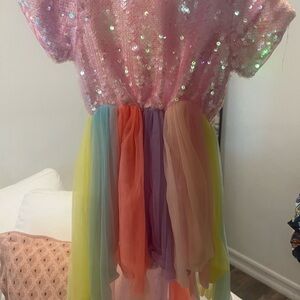 🌷Lola+The Boys Sequin Rainbow Dress🌷